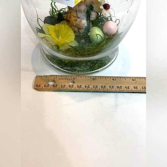 OOAK Easter Bunny Glass Spring Decor - Picture 5 of 5